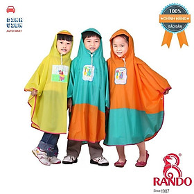 Áo mưa bướm trẻ em Rando dành cho bé có chiều cao từ 0.8m đến 1m45