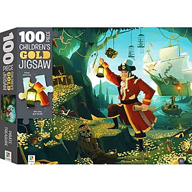 100-Piece Children's Gold Jigsaw: Pirate Treasure