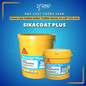 Chống thấm SikaCoat Plus - Chống thấm tường đứng, tường ngoài, phủ vết nứt