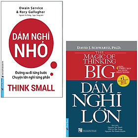 Combo Sách Dám Nghĩ Nhỏ + Dám Nghĩ Lớn (Bộ 2 Cuốn)-FN