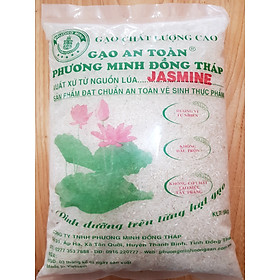 Gạo an toàn Phương Minh Đồng Tháp Jasmine túi 5kg
