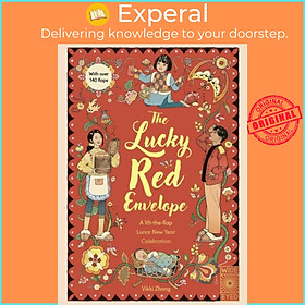 Sách - The Lucky Red Envelope: A lift-the-flap Lunar New Year Celebration by Vikki Zhang (UK edition, paperback)