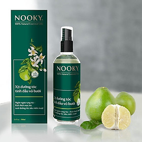 Tinh Dầu Xịt Mọc Tóc Bưởi Nooky - Giảm Rụng Tóc, Dưỡng Tóc Dài & Dày Đen Óng, Giúp Tóc Chắc Khỏe, Mượt Mà - 100ml