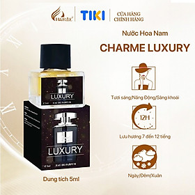 Nước Hoa Nam Charme Luxury 5ml Dạng Chấm Sang Trọng, Nam Tính_Nước Hoa Chính Hãng