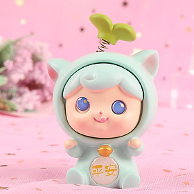 Mua Tượng trang trí búp bê đầu đính hình lò xo dễ thương