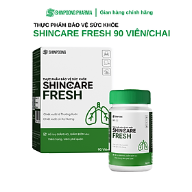 Viên uống SHINCARE FRESH - Hỗ trợ giảm ho, giảm đờm do viêm họng, viêm phế quản - SHINPOONG PHARMA