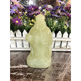 Mua Tượng ông Quản Gia  Quản Tài phong thủy đá ngọc Onyx - Cao 15 cm