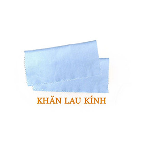 Set 2 Khăn lau kính đa năng chuyên dụng màu ngẫu nhiên - Lau mắt kính, mặt điện thoại vải cotton mềm mịn, siêu sạch giao