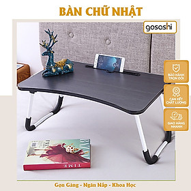 Mua Bàn Học Gấp Gọn  Bàn Laptop Đa Năng  Có Khe Để Đồ Thông Minh  Phủ Melamin Chống Nước  Nhiều Màu  Dễ Vệ Sinh  Dễ Di Chuyển Thương Hiệu Gosashi-BipdMTB