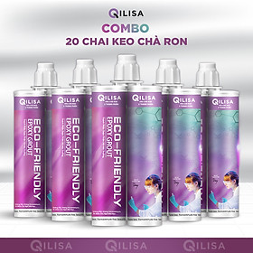 Mua Keo Chà Ron Qilisa  Combo 20 Chai Keo Epoxy 2 Thành Phần 400ml ( Chống Thấm - Bám Bụi)
