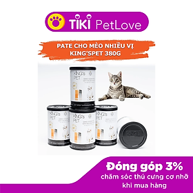 Thức Ăn Ướt Pate Cho Mèo, Pate Mèo KingsPet Lon 380g