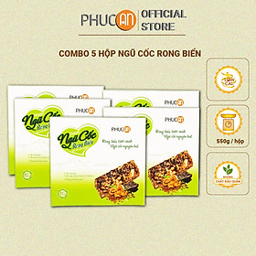 Combo 5 hộp thanh năng lượng ngũ cốc rong biển Phúc An