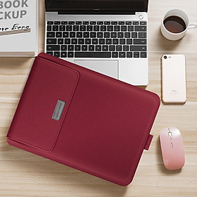 Bộ Túi Đựng Macbook Túi Đựng Laptop Mỏng Nhẹ Notebook Thông Minh Da PU Chống Nước