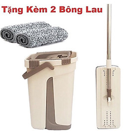 Mua Bộ Cây Lau Nhà Chổi Lau Nhà Tự Vắt 360 Độ Cao Cấp Tặng Kèm 2 Bông Lau