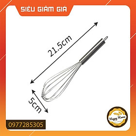 Phới lồng đánh trứng, đánh bột làm bánh inox,giá rẻ