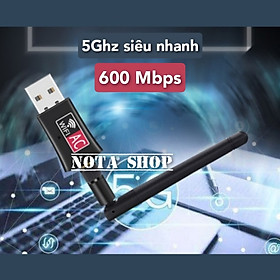 Mua USB WIFI 3.0 AC 1200Mbps giúp Nâng cấp thu wifi 5G Gigabit -  cho máy bàn và laptop- BẢO HÀNH 3 THÁNG - Hàng nhập khẩu