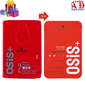 Sáp tạo kiểu tóc Schwarzkopf Professional OSIS+ Mess Up Matte Paste 100ml