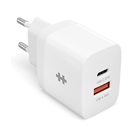 Mua Sạc nhanh dành cho iPhone 14/13/12 HYPERJUICE 2 cổng 20W Charger Small size-HJ205EU-Hàng chính hãng