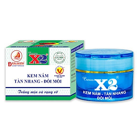 CREAM X2 - KEM NÁM - TÀN NHANG - ĐỒI MỒI - 8g