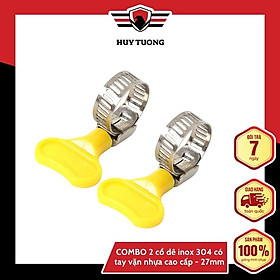 Mua Bộ 2 cổ dê inox 304 có tay vặn nhựa cao cấp