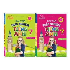 Bộ bài tập trắc nghiệm tiếng anh lớp 7 - 2 tập