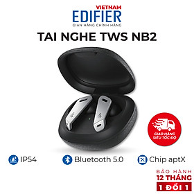Tai nghe Bluetooth 5.0 EDIFIER TWS NB2 Âm thanh Stereo Chống nước IP54 - Hàng chính hãng