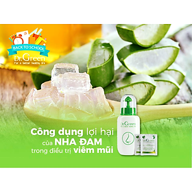 Hộp muối nha đam rửa mũi Dr.Green 30 gói chính hãng