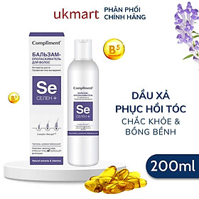 Dầu Gội Xả Compliment Selen Sạch Sâu Giảm Rụng, Làm Mọc Tóc 200ml