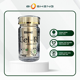 Sản Phẩm Hỗ Trợ Ngăn Ngừa Lão Hóa Biowell Cel-R Supplement 60s 