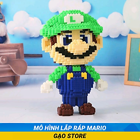 Bộ Mô Hình Đồ Chơi Lắp Ráp Xếp Hình 3D Nhân Vật Hoạt Hình Mario