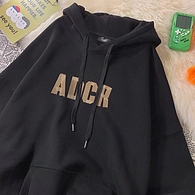 Áo Hoodie Nhung Cổ Tròn Dài Tay Dáng Rộng In Chữ Phong Cách Hip hop Mỹ Thời Trang Thu Đông Dành Cho Nam M-8XL