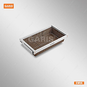 Ngăn kéo vách mây để đồ gập, màu trắng Garis GW06