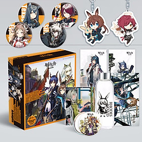 Hộp quà tặng anime Arknights size lớn có bookmark postcard huy hiệu ảnh dán ảnh thẻ poster anime chibi