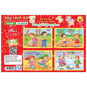 Xếp hình A5 - Xuân Hạ Thu Đông 4 Trong 1 A5-037