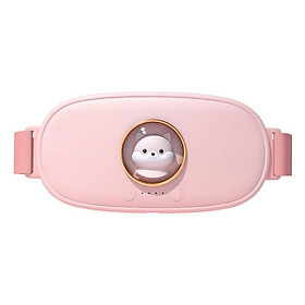 Máy massage chườm nóng giảm bụng kinh nguyệt, Đai matxa tan mỡ bụng làm ấm nhiệt hồng ngoại rung tan mỡ toàn thân