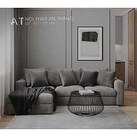 Mua Ghế sofa góc bọc nỉ nhung – AT-SF123 - Hàng siêu chất - Giá siêu rẻ - 0911750868