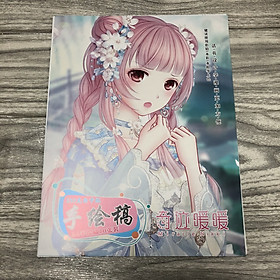 Tranh tô màu Ngôi sao thời trang anime chibi 10 tấm