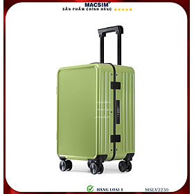 Vali cao cấp Macsim SMLV2230 cỡ 20 inch màu xanh (green)- Hàng loại 1