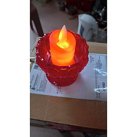 Mua ĐÈN THỜ CỐC NẾN THỜ HOA SEN LED
