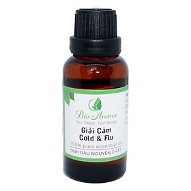 Tinh dầu giải cảm - cold and flu 100ml | bio aroma