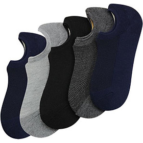 Combo 5 Đôi Tất (Vớ) Lười Xù Nam Cổ Ngắn Nam12.001 (Freesize)