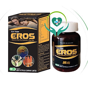 ÍCH THẬN EROS - Hộp 30 Viên -tăng cường sinh lý, phục hồi chức năng thận