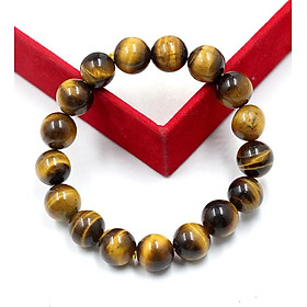 Vòng Tay Đá Mắt Hổ Vàng 10MM