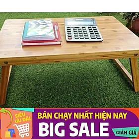 Mua Bàn học sinh  bàn làm việc/ bàn đa năng gỗ  tre chân gấp gọn hàng tại xưởng