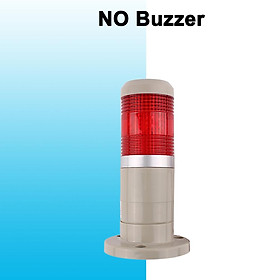 12V 24V Industrial Signal Tower Safety Stack Alarm Light LGP505 Led Multilayer Buzzer Caution Warning Lamp For Machine 110V 220V Color: 1 layer no sound