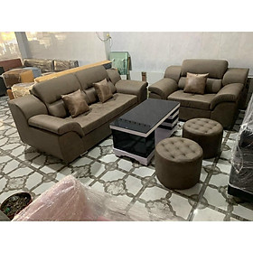 Bộ bàn ghế sofa da nhung cao cấp