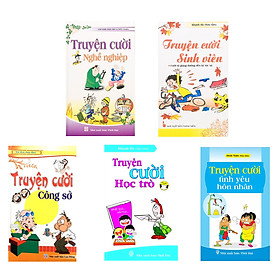 Sách - Combo 5 cuốn Truyện Cười (khổ to bc) - ndbooks