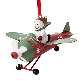 Christmas Tree Hanging Pendant Christmas Hanging Ornament, Exquisite Room Decor Collectibles Xmas Tree Doll Airplane Figurine