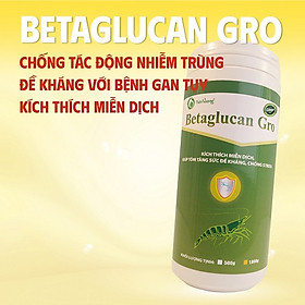 BETAGLUCAN GRO - Kích thích miễn dịch, giúp tôm tăng sức đề kháng, chống stress (Hũ 1kg)