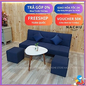 [FREESHIP] Bộ Ghế Sofa Bed, Sofa Giường 1m7 Đa Năng, Thông Minh 2in1 Cao Cấp Nachu Home